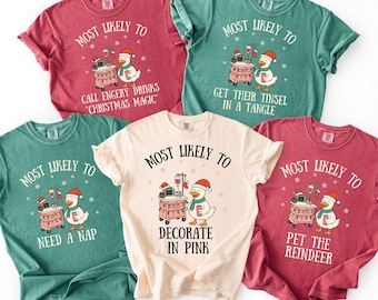 Christmas Nurse Group Shirt Comfort Colors Matching Christmas Crew Shirt Silly Goose Christmas Nurse Med Surg ICU ER NICU Picu Nursery Nurse