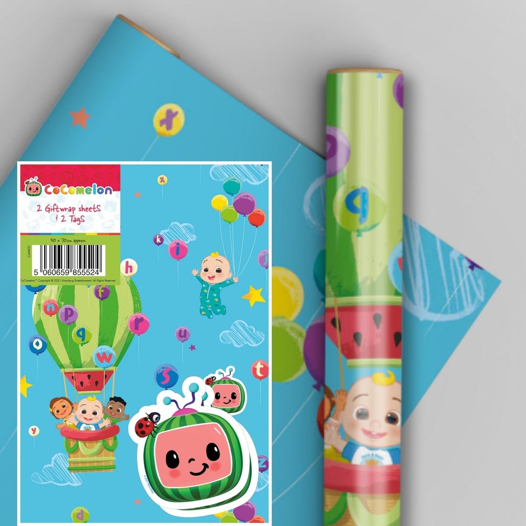 Birthday Wrapping Paper Sheet and Tag Gift Wrap Etsy UK