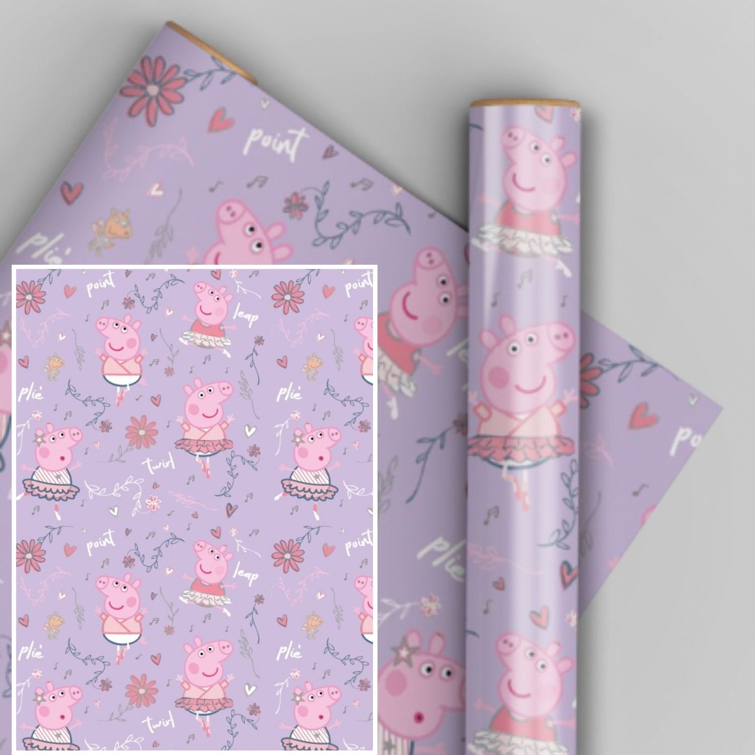 Peppa pig outlet wrapping paper christmas