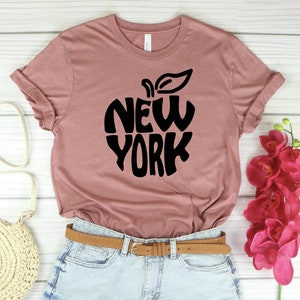 Apple New York Shirt, New York City Shirt, New York T-shirt, East Coast Shirt, New Yorker Tee, New York Lover Gift, Nyc Gifts, nyc shirt