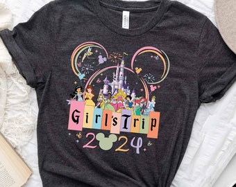 Disney Girls Trip 2024 Shirt, Disney Girls Vacation Shirt,  Besties Trip 2024 Shirt, Walt Disney Shirts, Disney Family Trip 2024 Shirt