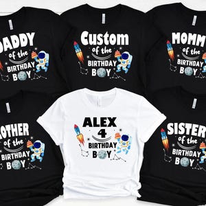 Astronaut Birthday Shirt, Birthday Space Shirt, Family Astronaut Shirts, Rocket Birthday Shirts, Family Rocket Shirt, Matching Birthday Boy