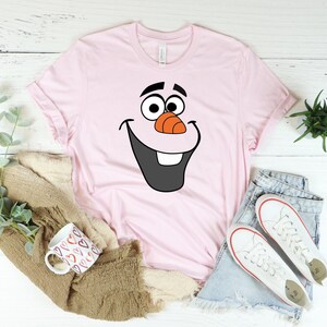 Olaf Shirt, Disney Olaf Shirt, Disneyland Shirt, Disney Trip Shirt, Disneyworld Shirt, Elsa And Olaf Shirt, Olaf Face Shirt
