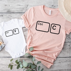 Copy Paste Shirt, Matching Shirts, Ctrl C Shirt, Ctrl V Shirt, Family Shirts, Fathers Day Shirt, Fathers Day Gift, Father Son Shirts