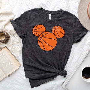 Mickey Basketball Shirt, Disney Sports Shirt, Mickey Mouse Basketball Shirt, Mickey Head Shirt, Basketball Shirt, Basketball Lover Shirt