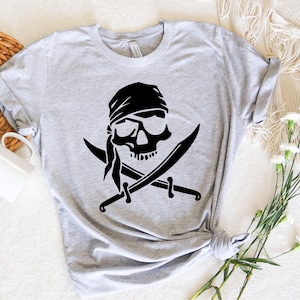 Pirate Shirt. Skull Shirt. Super Soft and Comfy Unisex T-Shirt. Pirate T-shirt. Mermaid Shirt. Parade Shirt. Cruise Shirt. Boating Shirt.