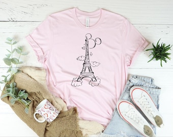 Disney Paris Shirt, Paris Shirt, Mickey Eiffel Tower Shirt, Disneyland Paris Vacation Shirt, Family Matching Paris Shirt, Disney Trip Shirt