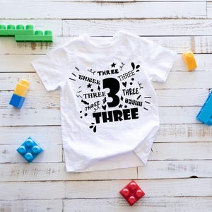 Boys 3rd Birthday Shirt, Boys Third Birthday, 3rd Birthday Outfit Boy, Third Birthday Shirt, 3rd Birthday, Three Birthday Shirt