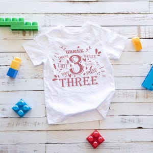 Girls 3rd Birthday Shirt, Girls Third Birthday, 3rd Birthday Outfit Girl, Third Birthday Shirt, 3rd Birthday, Three Birthday Shirt