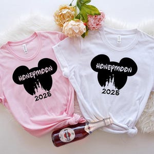 Honeymoon Disney Shirts, Disney Wedding Shirts, Disney moon Shirts, Disney T shirts, Honeymoon 2025 Disney Shirts