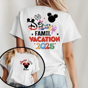 Disney 2025 Family Vacation Shirts, Mickey Castle 2025 Shirts, Disneyland Family Trip Shirt, Custom Mickey Trip Shirt, Family Vacation Shirt