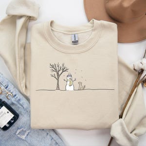 Christmas Snowman Sweatshirt, Christmas Crewneck, Christmas Shirts for Women, Christmas Sweatshirt, Snowman Shirt,Snowman Tee,Christmas Gift