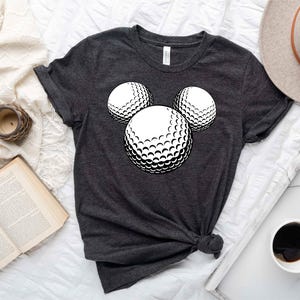 Mickey Golf Ball Shirt, Disney Sports Shirt, Mickey Mouse Golf Shirt, Mickey Head Shirt, Golf Shirt, Golf Lover Shirt, Gifts For Golfers
