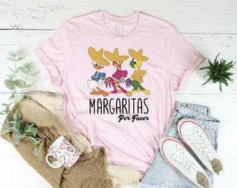 Margaritas Por Favor Shirt, The Three Caballeros Shirt, Disney Margarita Shirt, Disney Epcot Shirt, Epcot Shirt, Disney Family Trip Shirts