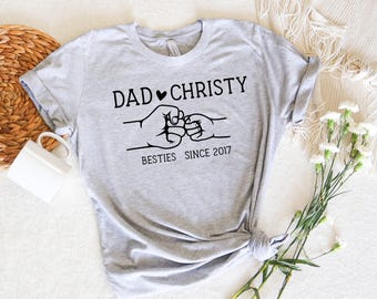 Custom Dad Shirt, Daddy Shirt with Kids Name, Father's Day Shirt, Customized Dad Shirt, Custom Papa Shirt, Personalized Dad Shirt