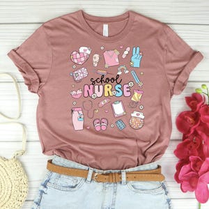 Elementary School Nurse Shirt, Back to School Shirt, School Nurse Tee, Gift for School Nurse, Nursing School Grad Tshirt, School Nurse Shirt