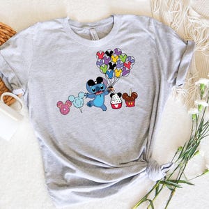 Stitch Snacks Shirt, Stitch Shirt, Disney Shirt, Stitch Balloon Shirt, Disneyland Shirt, Disney Group Shirt, Disney Snack Shirt immagine 4