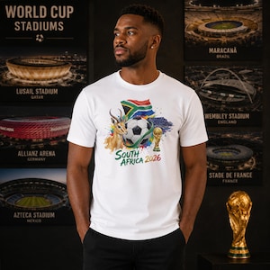 Senegal Soccer T-Shirt, US World Cup 2026 Shirt, World Cup Fan Jersey, Game Day Jersey, Senegal African Football bild 2