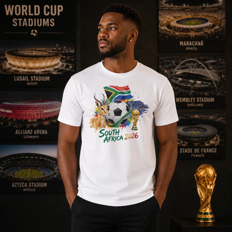 Senegal Soccer T-Shirt, US World Cup 2026 Shirt, World Cup Fan Jersey, Game Day Jersey, Senegal African Football bild 2
