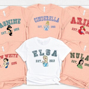 Disney Princess Shirt, Disney Princesses Shirt, Disney Character Shirt, Disney Trip Shirt, Disney Girls Shirt ,Girls Trip, Disney Est Shirt