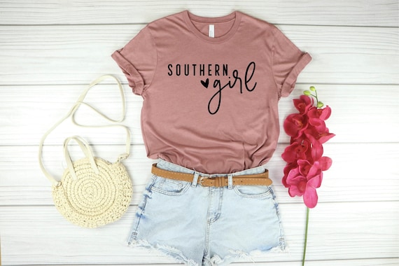 Southern Girl Shirt, Cute Southern Tee, Southern T-shirt, Gift For Her, Cute Women Shirt, Town Girl, Boho design