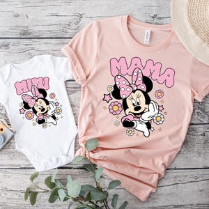 Disney Mama and Mini Matching Shirts, Disneyland Mom Daughter Trip Shirts, Mama Mouse Shirt, Mini Mouse Shirt, Mothers Day Shirt, Mama Gift