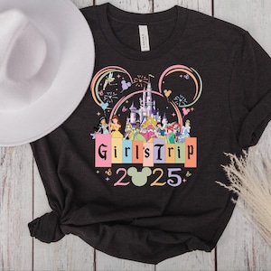 Disney Girls Trip 2025 Shirt, Disney Girls Vacation Shirt,  Besties Trip 2025 Shirt, Walt Disney Shirts, Disney Family Trip 2025 Shirt
