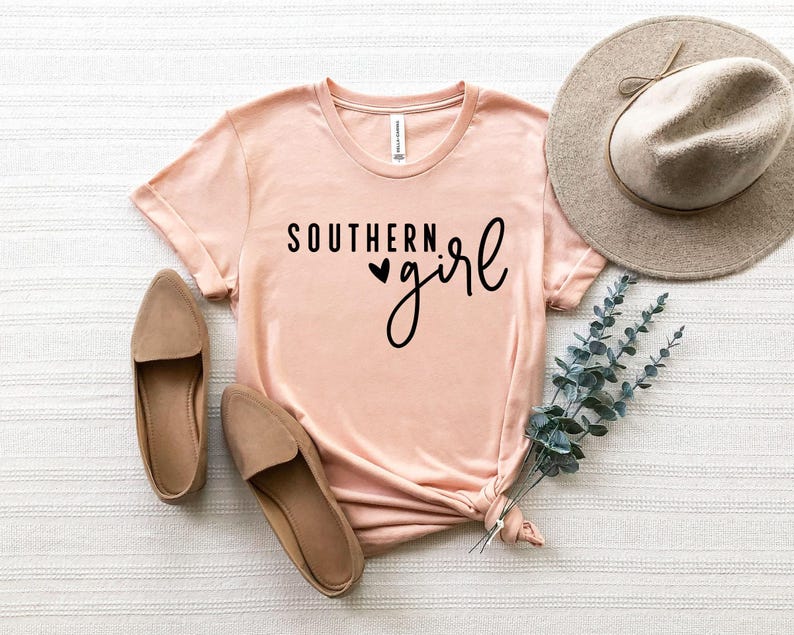 Southern Girl Shirt, Cute Southern Tee, Southern T-shirt, Gift For Her, Cute Women Shirt, Town Girl, Boho design afbeelding 4
