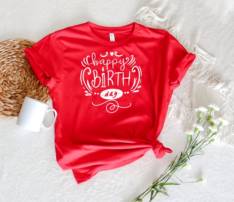 Happy Birthday Shirt Birthday Party Tshirt Birthday Etsy