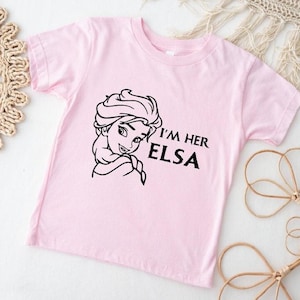 I&#39;m her Elsa Shirt, Disney vacation, Disney Shirts, Disney world, Disneyland Frozen Elsa Anna couples Best Friends, Bff Shirts
