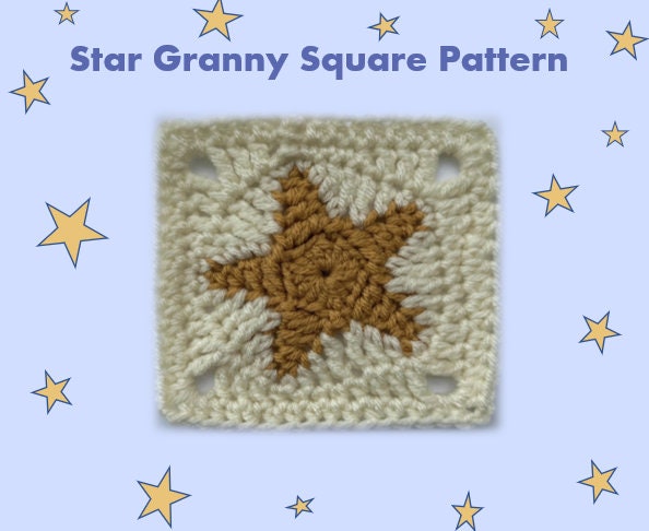 18 Star Granny Square Crochet Pattern: Unleash Your Inner Artisan Today! 13 Crochet Pattern Star Granny Square Easy Celestial Crochet