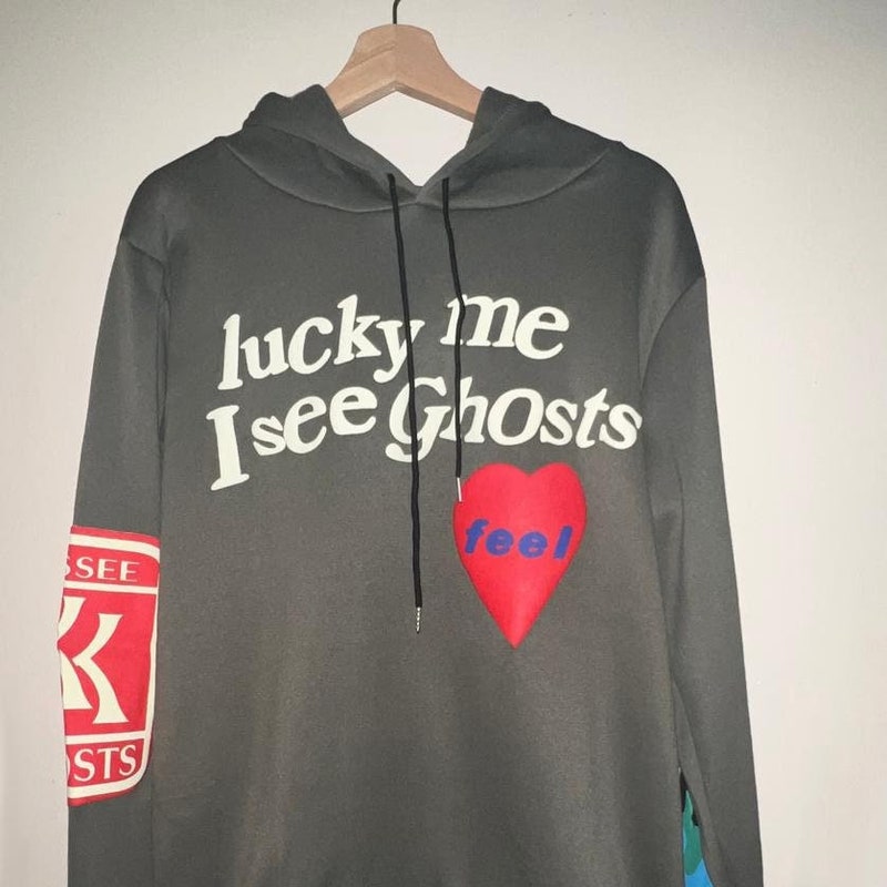 Lucky me i see ghosts hoodie hip hop hooded