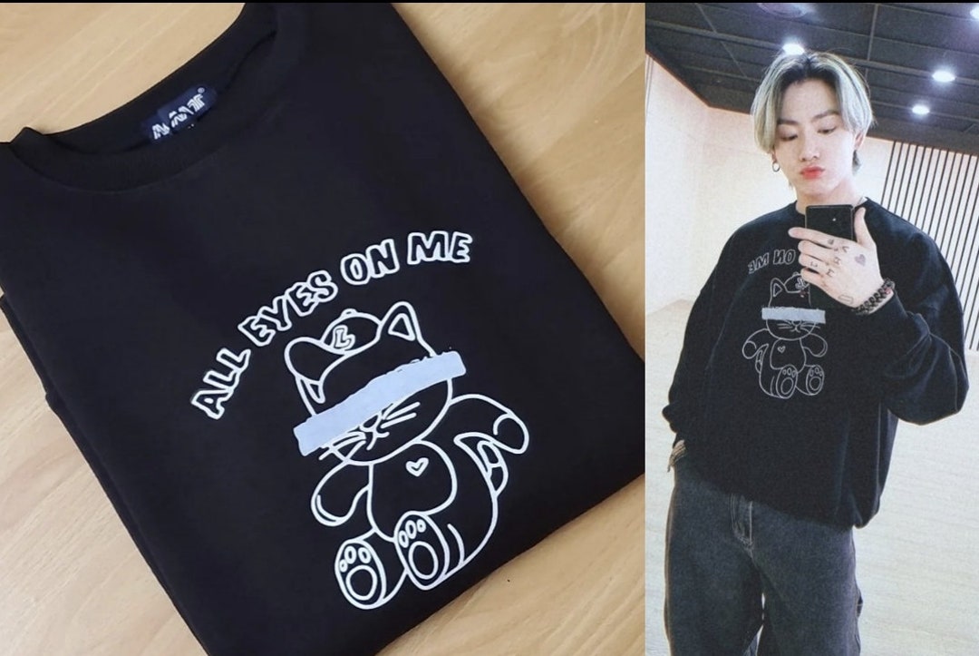☆LAMODECHIEF☆ BTSジョングク着用 ALL EYES ON ME SWEATSHIRT All Eyes on Me Sweatshirt | Jungkook | ARMY | BTS | Bangtan