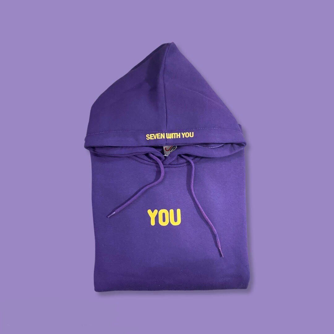  sunlelekz Jimin with You hoodie jimin Purple You