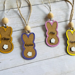 Easter Name Tag | Custom Easter Tag |Custom Easter Basket Tag | Personalized Easter Tag | Easter Bunny Name Tag