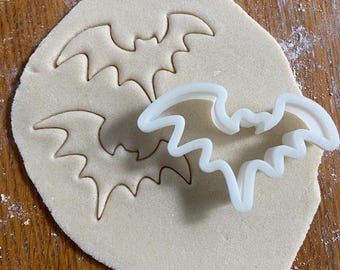 Cortador de biscoitos de morcego: confeitaria de Halloween e Natal, PLA ecológico