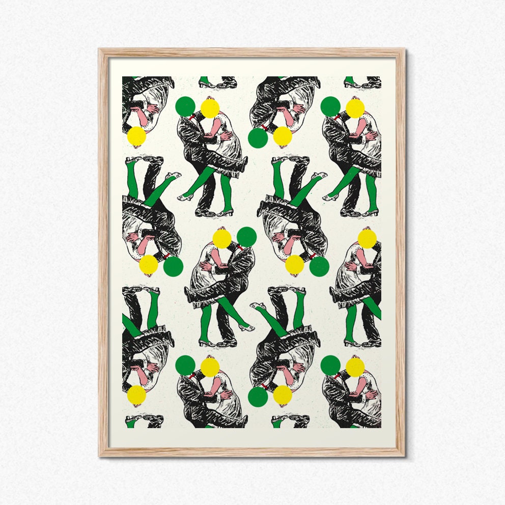 Affiche Pour Décoration Murale, Poster Spectacles, Illustration Néo Rétro