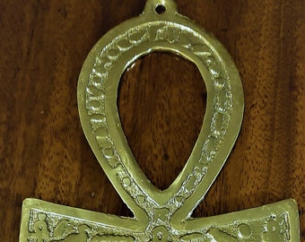 Brass Ankh for Alter, Shrine or for Home Decor