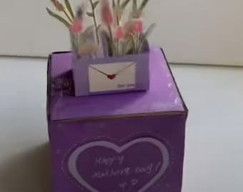 Karta urodzinowa Sürprize Box Pop-Up: zrób to sam, 3D