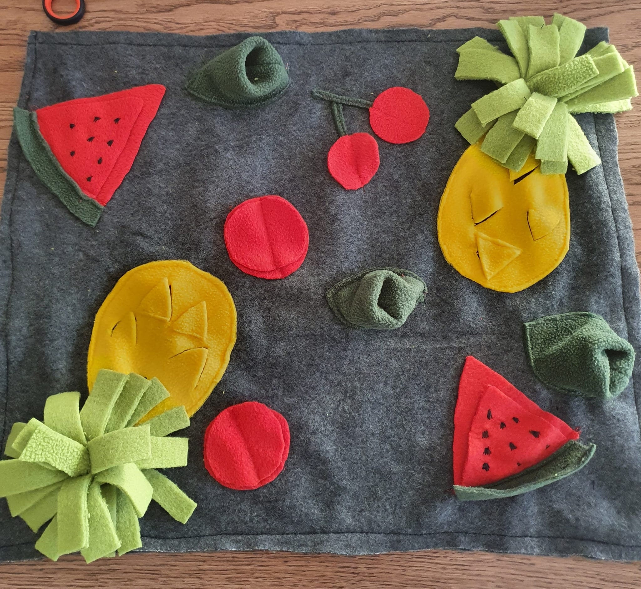 Tapis de Fouille Fruits ou Fleurs | Choix Par Message