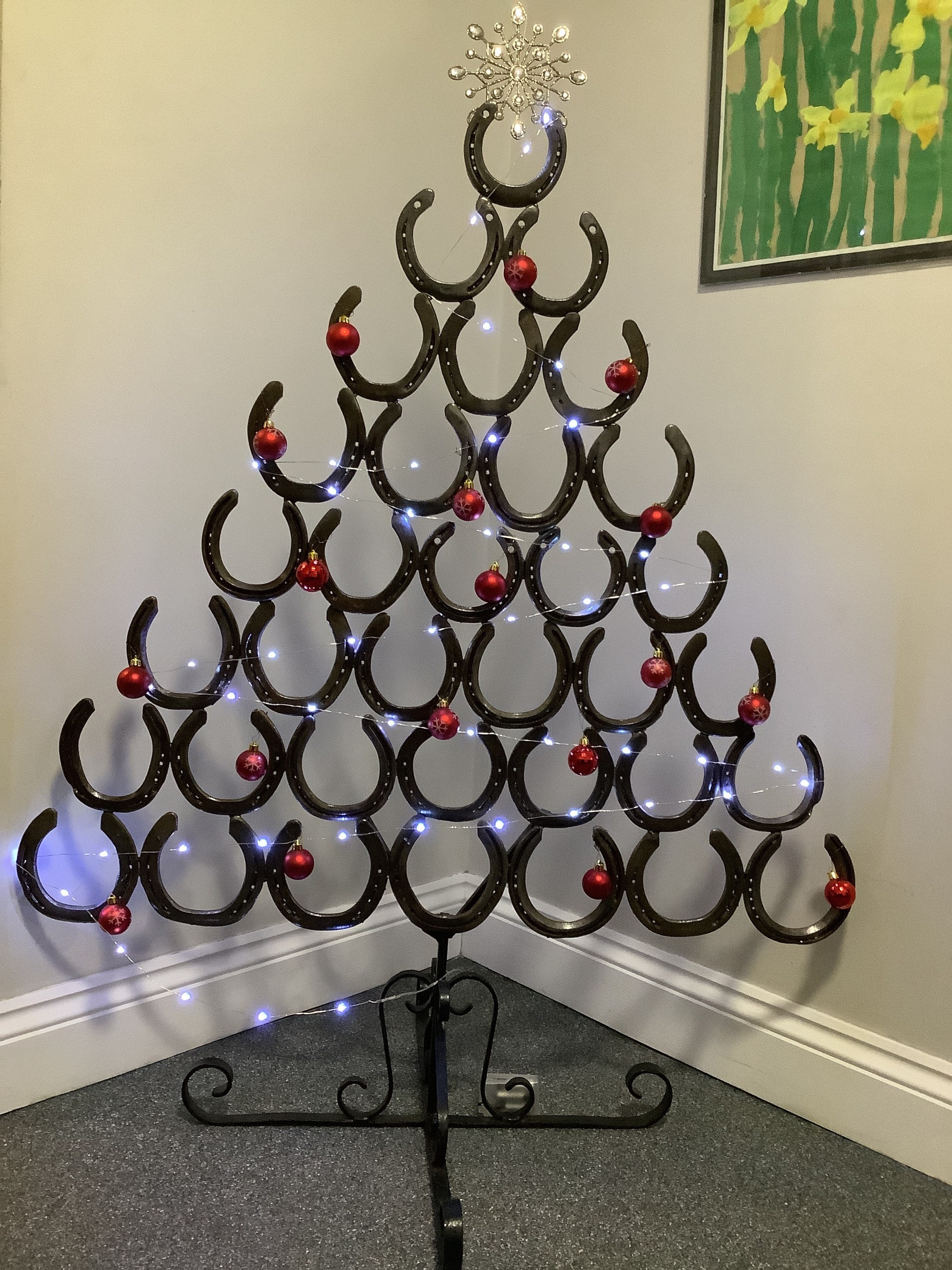 Large Horseshoe Christmas Tree Etsy UK