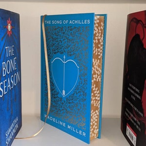 The Song of Achilles by Madeline Miller custom stencil sprayed edge hand painted books gift special edition