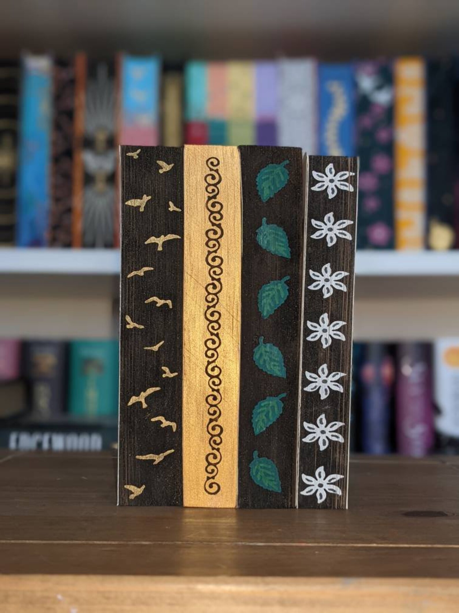 Choose Your Own Custom Book Stencil Sprayed Edge Hand - Etsy
