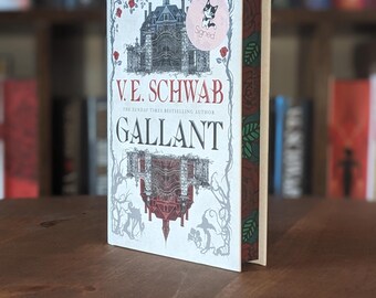Signed Gallant by V E Schwab PeggysPages fore-edge painting sprayed edges special editions