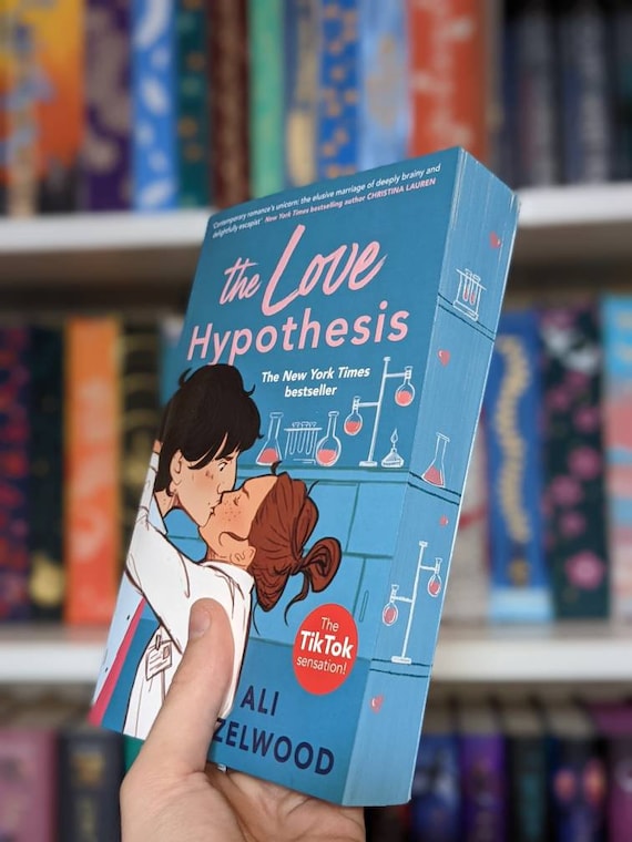 Buy The Love Hypothesis by Ali Hazelwood Custom Stencil Sprayed Edge Hand  Painted Books Gift Special Edition Tiktok Booktok Sensation Online in India  