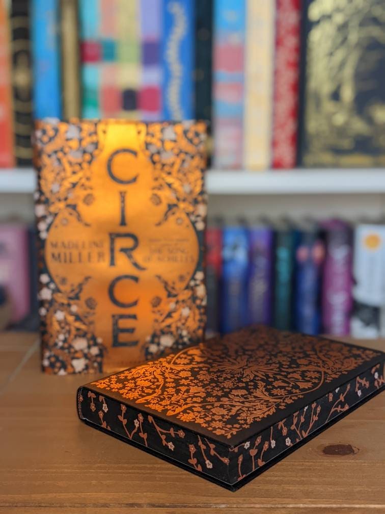 Circe Madeline Miller UK Hardback Copper Custom Book Sprayed Edges