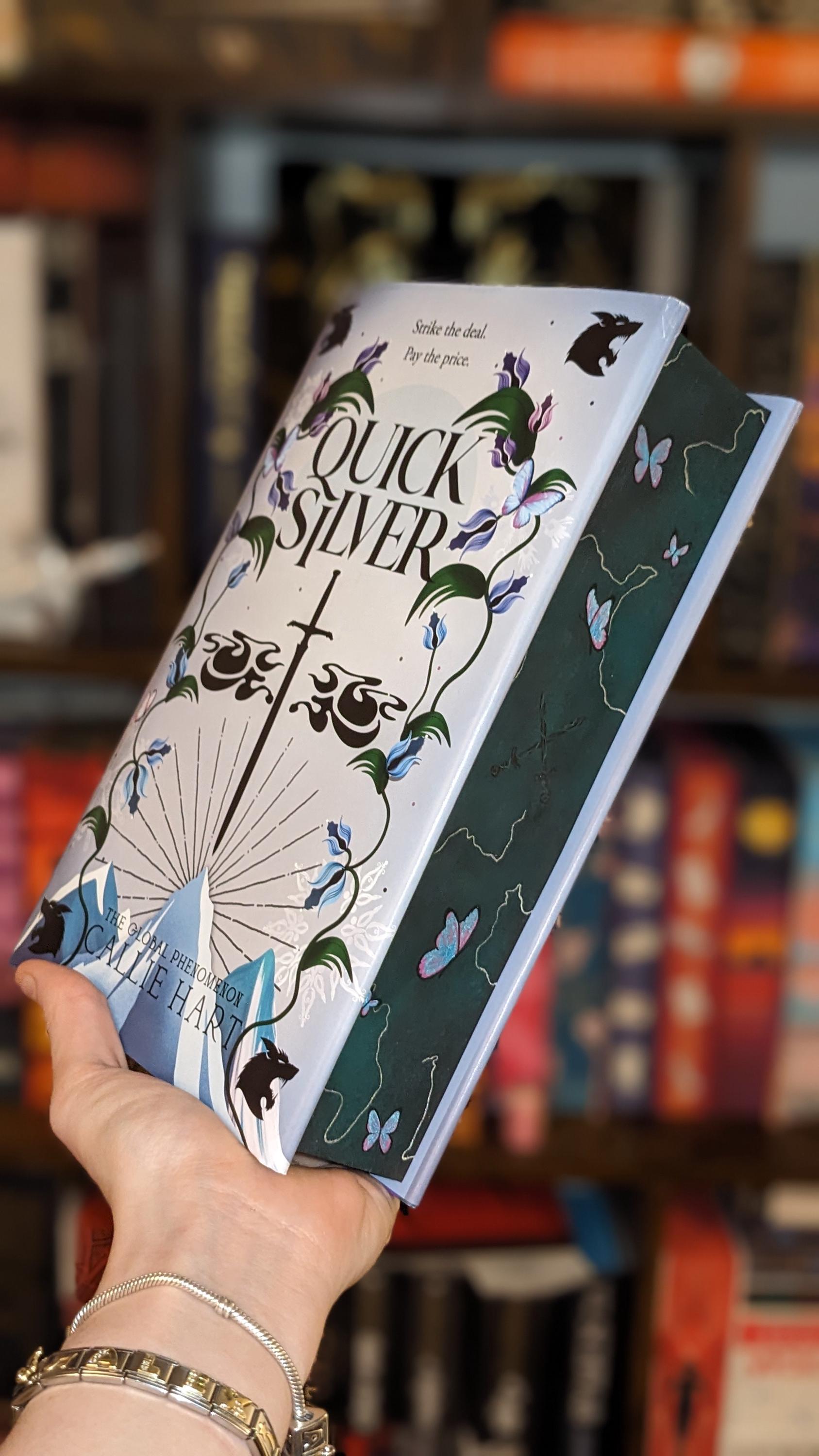 サイン入り初版クイックシルバーby Callie Hart カスタムステンシル