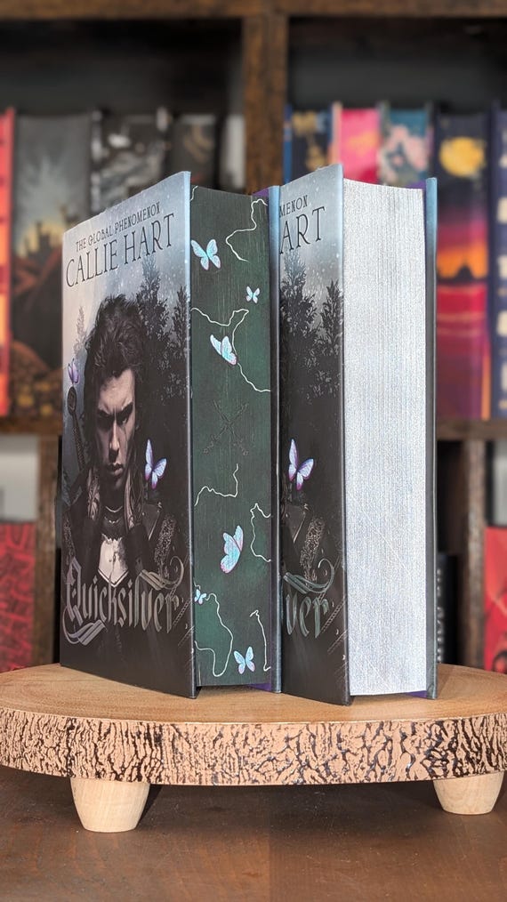 サイン入り初版クイックシルバーby Callie Hart カスタムステンシル