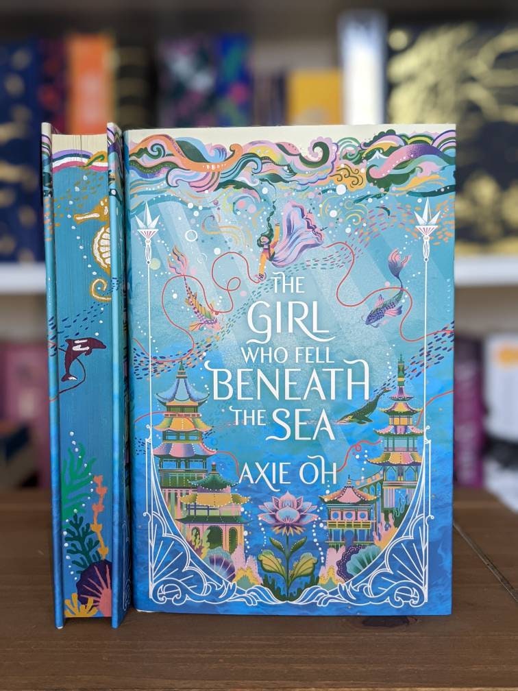 SIGNED the Girl Who Fell Beneath the Sea by Axie Oh Custom Etsy