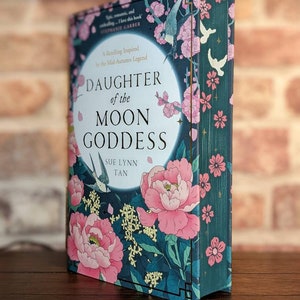 Daughter of the Moon Goddess by Sue Lynn Tan custom stencil sprayed hand painted edge books gift special edition